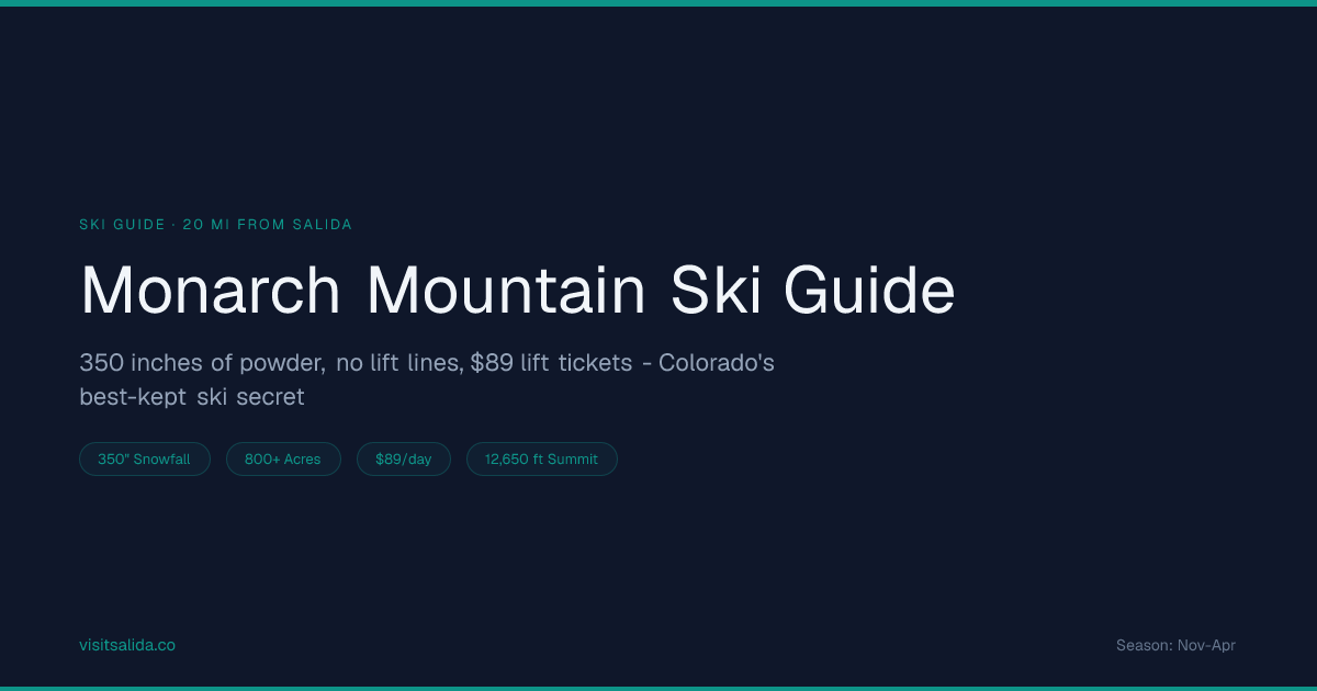 Monarch Mountain Ski Guide - Salida, CO