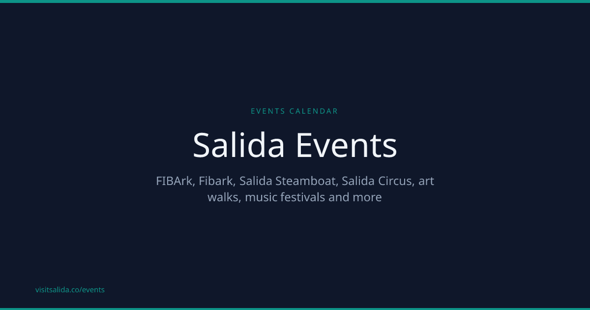 Visit Salida, CO - Events in Salida, Colorado